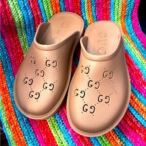 Gucci GG Mules- probably knock-offs, but cute!